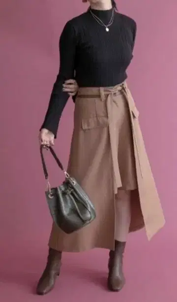 Eimee Law 레이어드 하프 팬츠 스커트