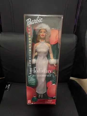 바비 홀리데이 익사이먼트 인형 본체 박스형