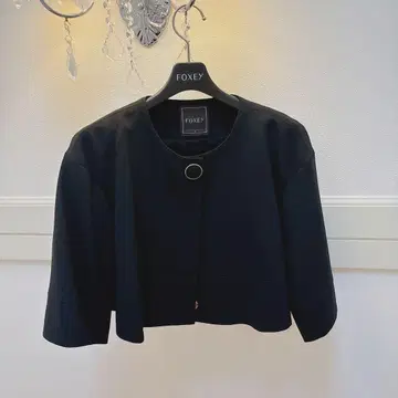 FOXEY 가디건 아우터 블랙 38