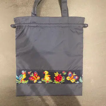 페이러 하이디 실내화 주머니 학교 페이러 복조리 백 네이비