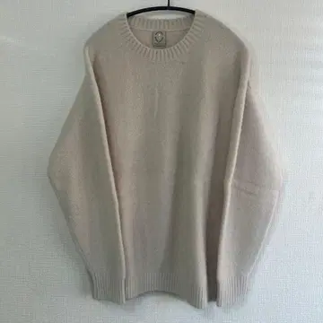 BEAUTY&YOUTH 베이지 크루넥 스웨터