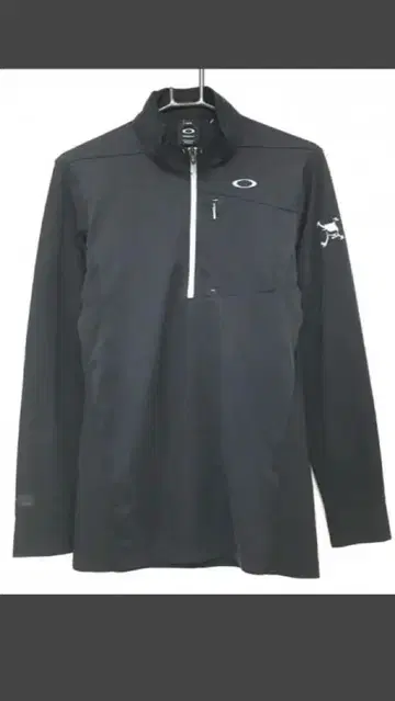 Oakley 블랙 하프 지퍼 자켓