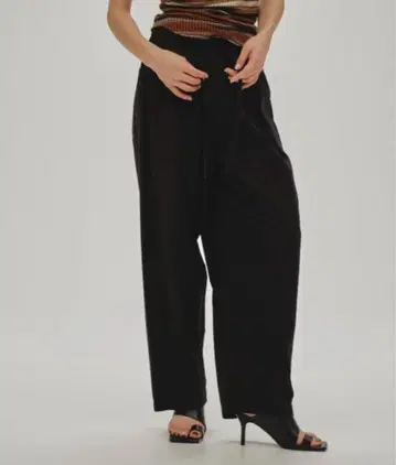 투데이풀 코튼 개더 팬츠