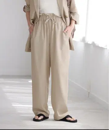 저널 스탠다드 린넨 팬츠