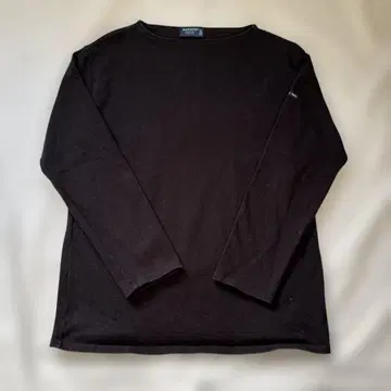 SAINT JAMES 블랙 긴팔 티셔츠 바스크 셔츠 ML