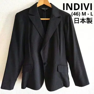 인디비 INDIVI 테일러드 자켓 (46) M-L 블랙