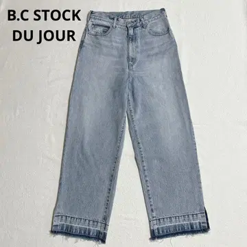 B.C STOCK DU JOUR 듀 크롭 테이퍼드 청바지