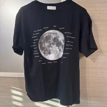 CIAOPANIC TYPY 달 지도 티셔츠 블랙