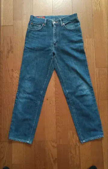 EDWIN 스트레이트 데님 블루