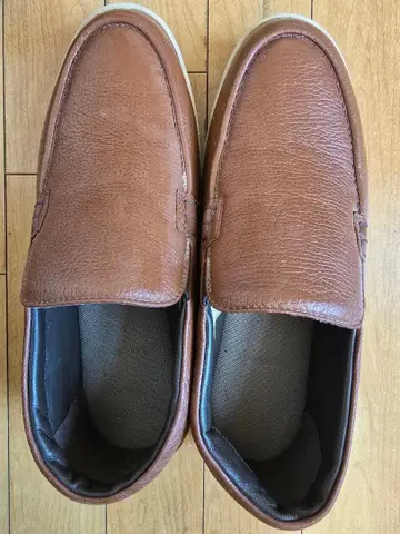 리갈 워커 브라운 가죽 슬립온