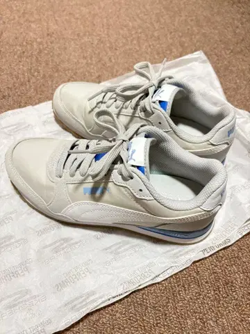 PUMA ST 러너 284901 옅은 그레이 & 블루 & 화이트 23.5