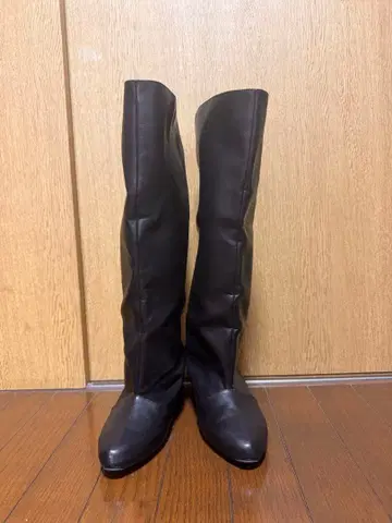 세스토 SESTO 와이드 샤프트 미들 힐 롱 부츠 3L