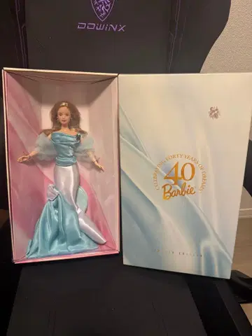 바비 탄생 40주년 기념 모델 인형 본체 박스형
