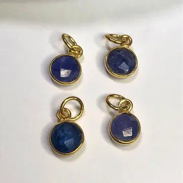 탄자나이트 골드 도금 참 4세트