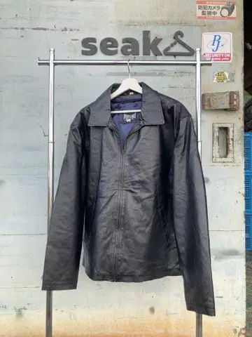 BEVERLY HILLS 가죽 자켓 2XL 블랙 4