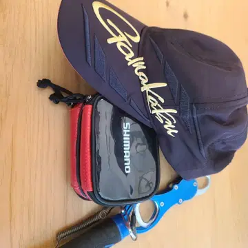 가마가츠 캡 SHIMANO 낚시찌 파우치 물고기 집게