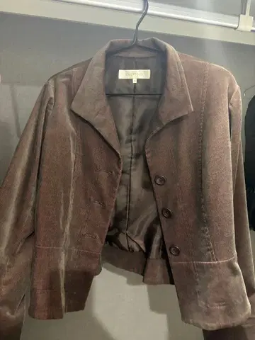 DESVISIO 브라운 숏 자켓 42