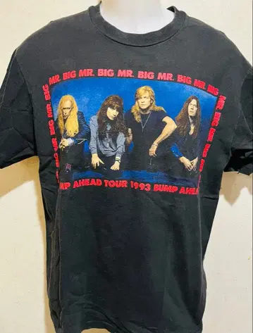 MR. BIG BUMP AHEAD TOUR 1993 셔츠