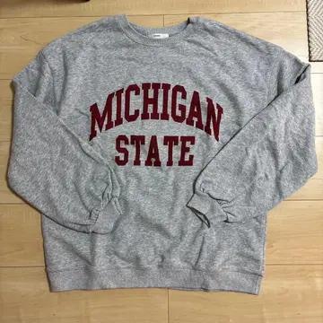MICHIGAN STATE 맨투맨 그레이