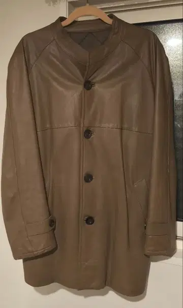 가죽 코트 가죽 자켓 자켓 가죽 천연 가죽 브라운 심플