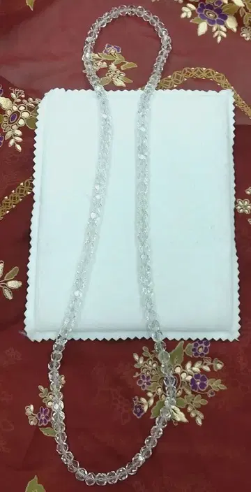 수정 크리스탈 70cm 목걸이 7mm
