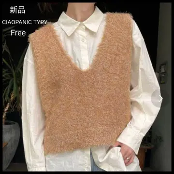 [ 새상품 ] 차오패닉 티피 페더 크롭 기장