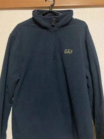 GAP 하프 지퍼 플리스 트레이닝복 XL 네이비