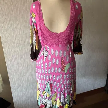 Binger 6. 수입 올 패턴 스트레치 개성있는 원피스 오샤레