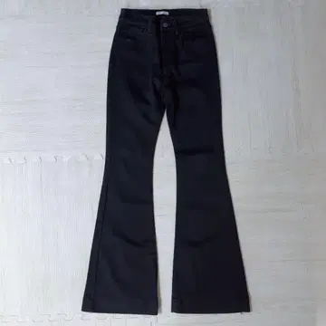 부츠컷 데님 블랙 S