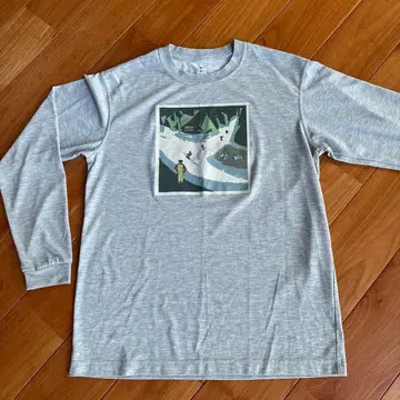 몽벨 그레이 긴팔 티셔츠 M