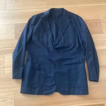 네이비 테일러드 자켓 유니클로