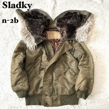 레어 Sladky 스라드키 n-2b 플라이트 자켓 y2k 일본제