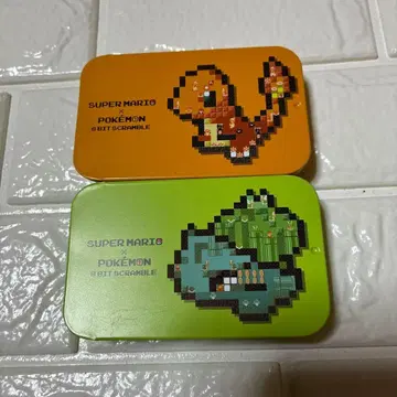 슈퍼 마리오 x 포켓몬 8BIT SCRAMBLE 미니 캔 2개 세트