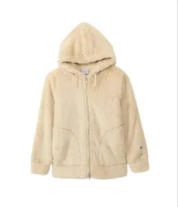 챔피온 후드 부착 플리스 자켓 베이지