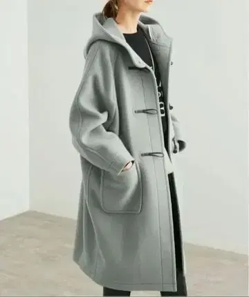 슬로브 이에나 후드 부착 더플 코트 완판템