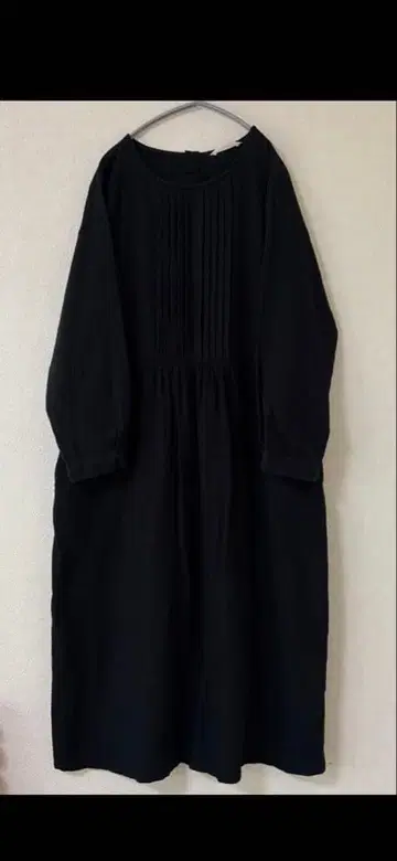 새상품급 blue willow 블루위로 기모 롱 원피스