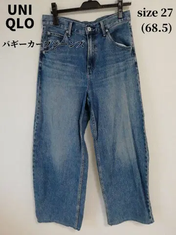 UNIQLO 유니클로 배기 커브 진 27