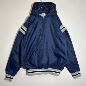 러셀 애슬레틱 USA제 아노락 후드티 나일론 자켓