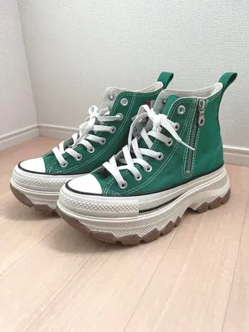 통굽 컨버스 트렉 웨이브 Z HI 그린 새상품