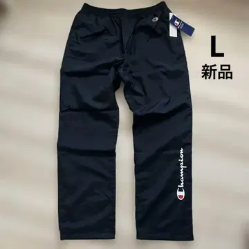 새상품 챔피온 윈드 팬츠 남성용 L 네이비 트리코트 안감