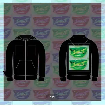 쉘미 스플릿탄 후드티 XL