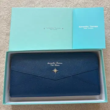 사만사 타바사 네이비 장지갑