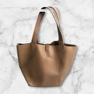 베이지 태슬 숄더백