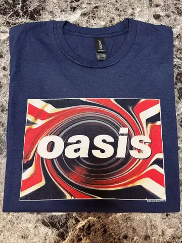 [레어] oasis T셔츠 오아시스 라이브 굿즈
