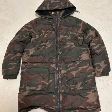 아메리칸 이글 카모플라쥬 다운 코트 S 사이즈