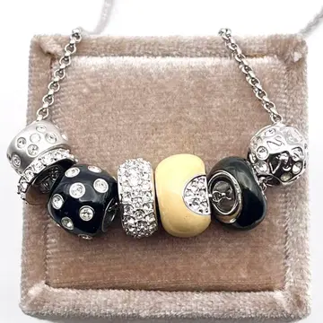 스와로브스키 목걸이 BeCharmed  믹스 비즈