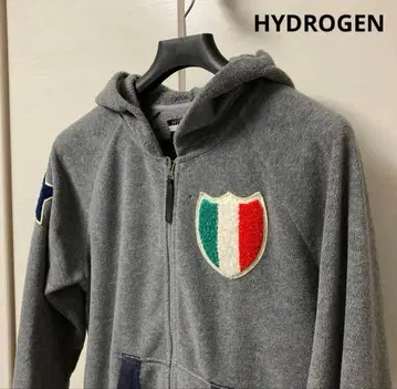 HYDROGEN 하이드로겐 플리스 후드티 후디 남성용 L