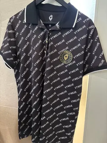 VTWELVE 피케 셔츠 블랙 2