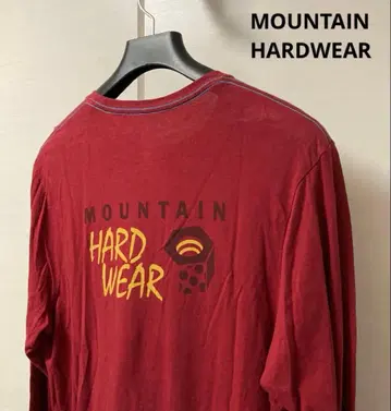 마운틴 하드웨어 등 빅 로고 긴팔 티셔츠 남성용 L
