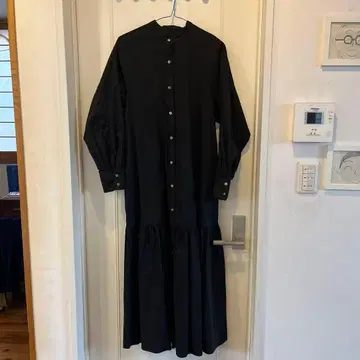 어반 리서치 셔츠 원피스 블랙